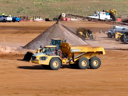 a construction truck