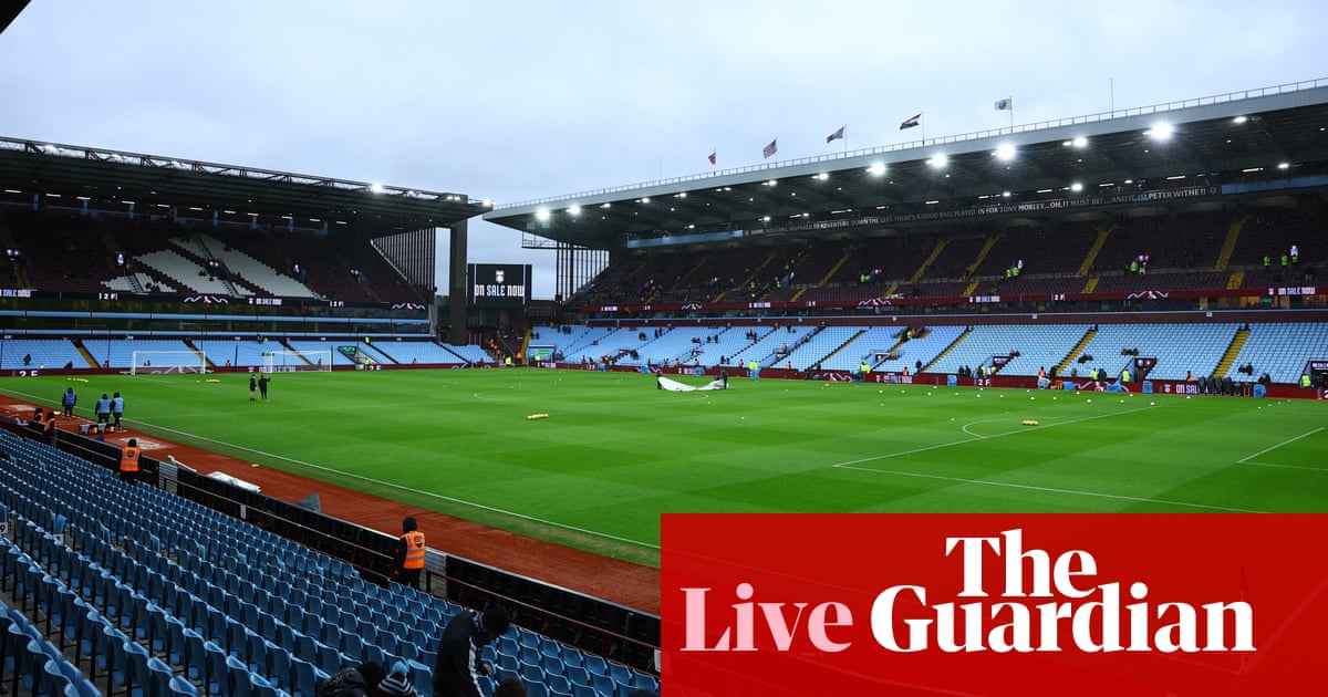 Aston Villa v West Ham United: Premier League – live