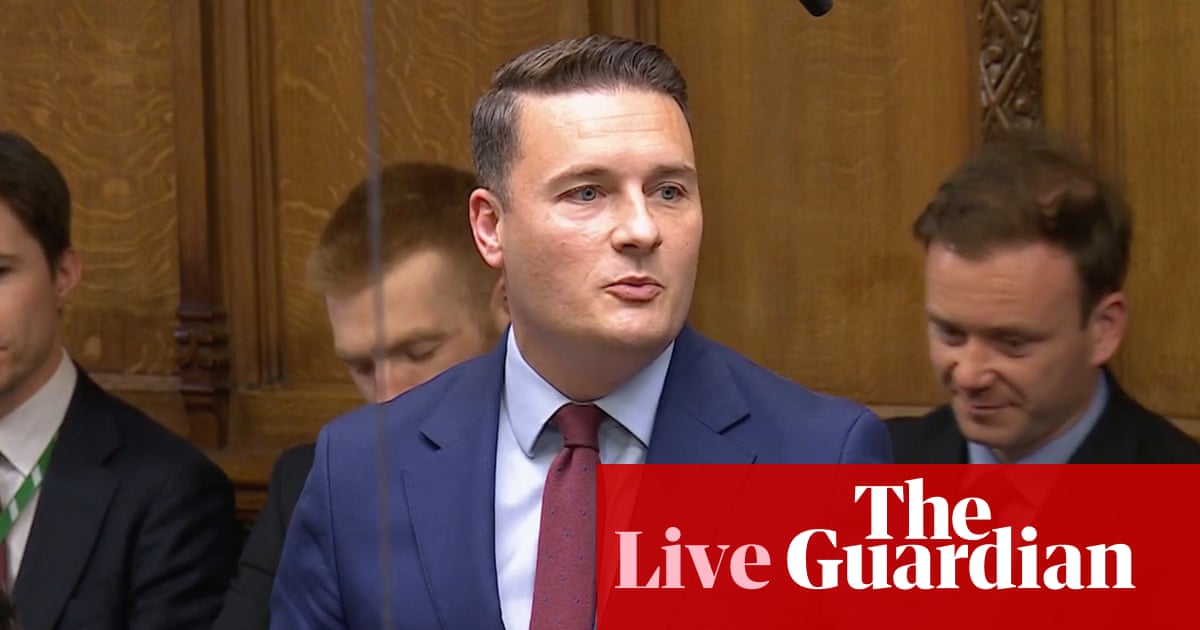 Rich already being taxed properly, says minister, as Streeting calls for wealth tax that works' UK politics live