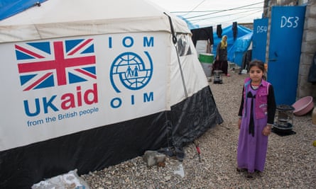 UK aid has been used to fund refugee camps in Iraq.