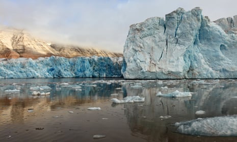 Arctic glacier in Svalbard