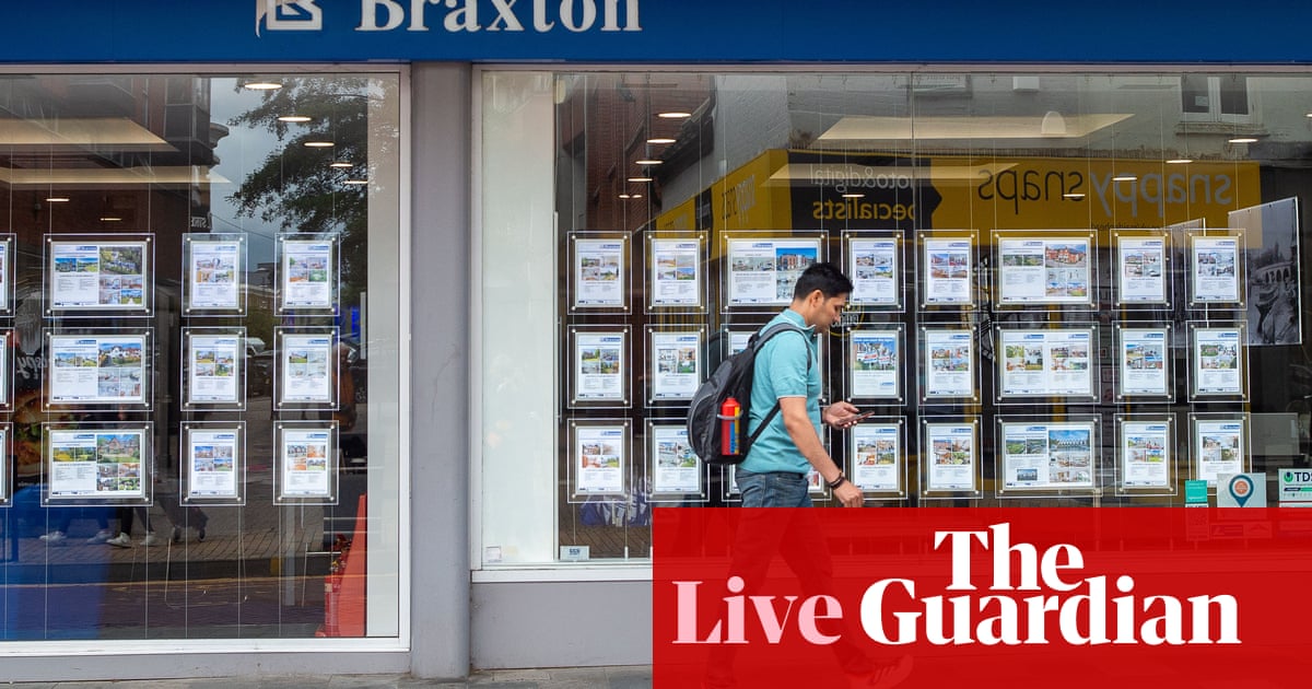 UK house price growth 'surprisingly' hits two-year high; dollar rises after Trump's Brics tariff threat - business live