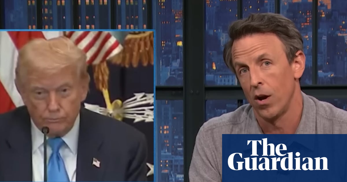 Seth Meyers sobre la conspiración Epstein: "Esta es una crisis creada por Trump" | Resumen de los programas nocturnos Seth Meyers sobre la conspiración Epstein: "Esta es una crisis creada por Trump" | Resumen de los programas nocturnos