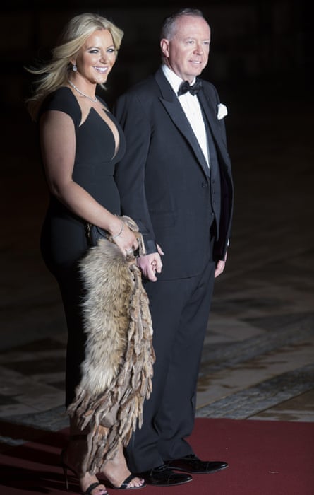 Michelle Mone and Douglas Barrowman attending an event at Guildhall in London in 2017.