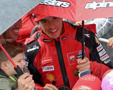 Ducati Lenovo Team's Spanish rider Marc Marquez.