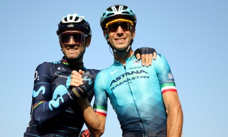 Sabato scorso in Lombardia hanno gareggiato per l'ultima volta Alejandro Valverde (a sinistra) e Vincenzo Nibali.