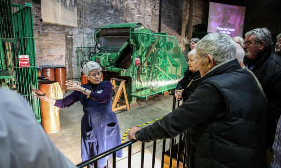 Volunteer guide Lily Thomson at Verdant Works in Dundee