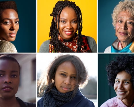 Left to right, top: Yrsa Daley-Ward; Ayòbámi Adébáyò; Margo Jefferson; bottom, Panashe Chigumadzi; Nadifa Mohamed and Zoe Adjonyoh