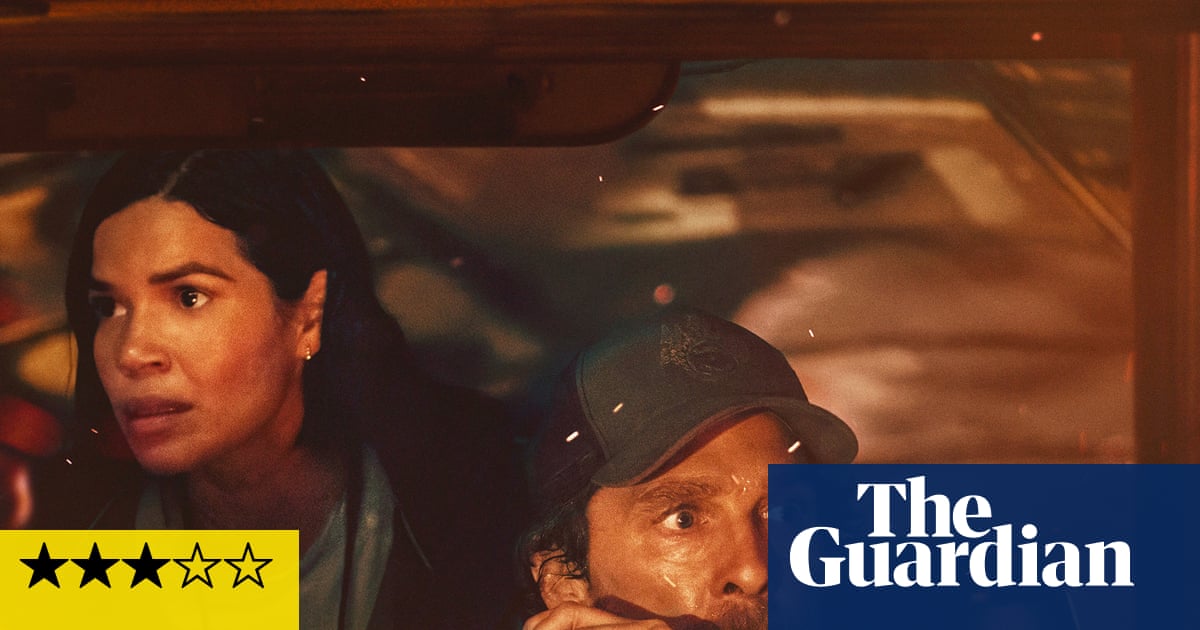 The Lost Bus review – Matthew McConaughey and America Ferrera in dynamic real-life blaze-escape movie