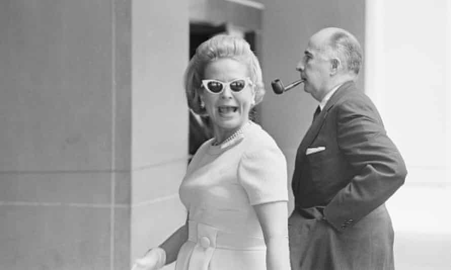 Martha and John Mitchell.