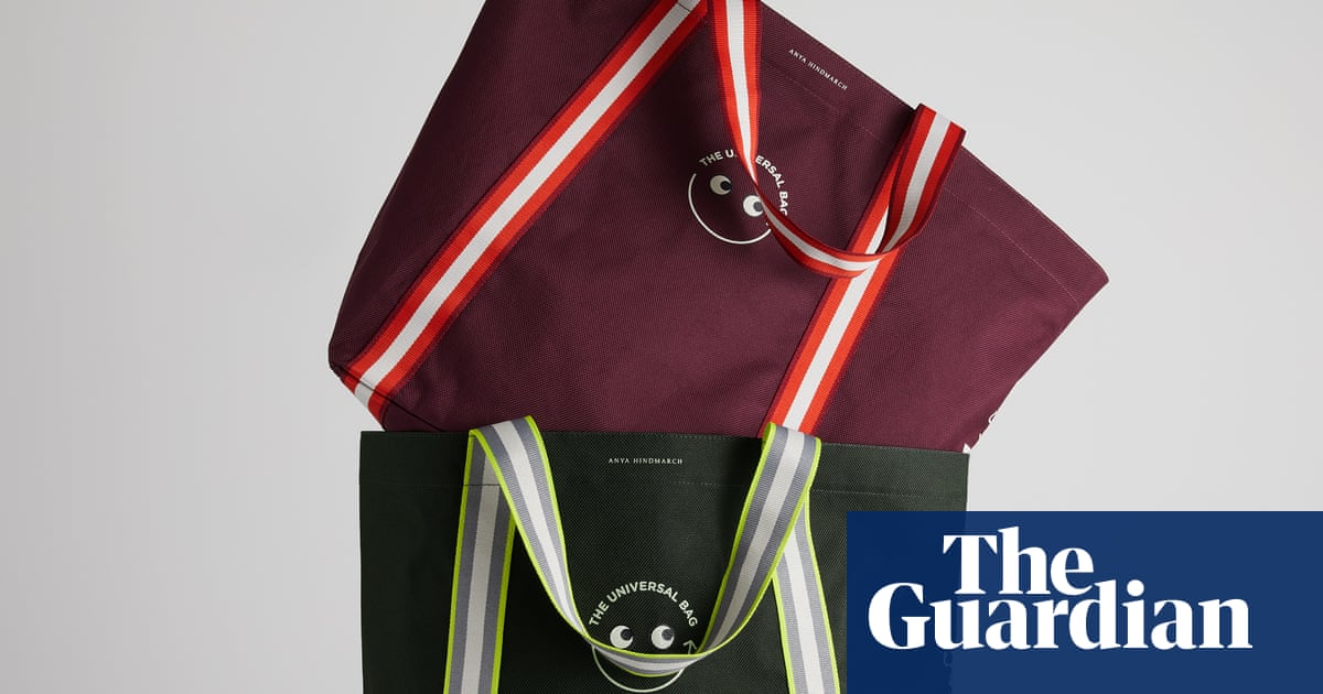 anya hindmarch returns to the checkouts with next generation reusable shopping bag plastic bags the guardian
