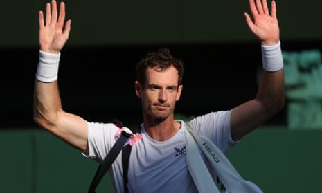 Andy Murray after his defeat at Wimbledon