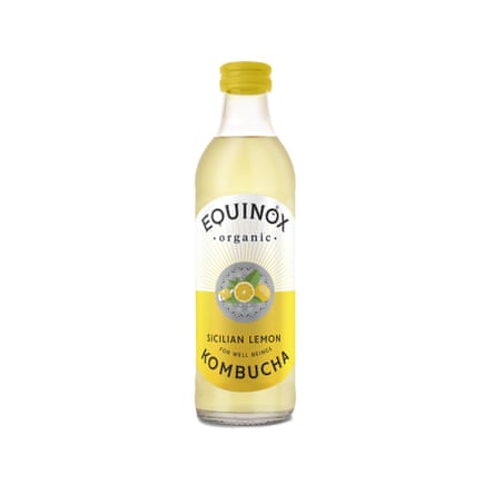 Equinox sicilian lemon kombucha bottle