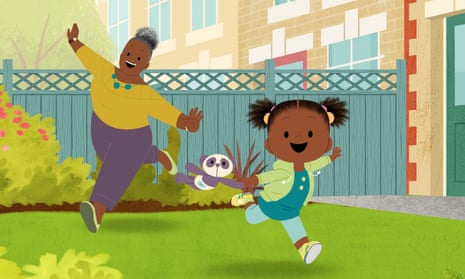A scene from the CBeebies animated TV series JoJo and Gran Gran