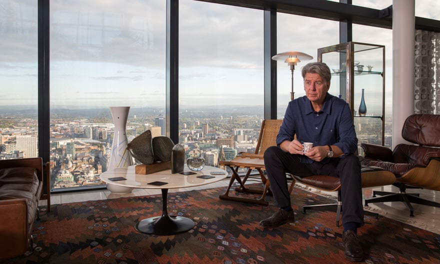 ‘There aren’t enough expensive homes in the city’ … Ian Simpson in his Beetham Tower penthouse.