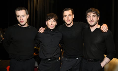 (L-R) Joseph Quinn, Barry Keoghan, Harris Dickinson and Paul Mescal