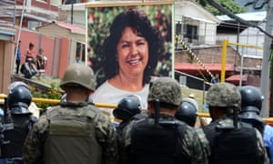 Indigenous Hondurans and peasants march to demand justice for the murder of Berta Cáceres on 17 August 2016 in Tegucigalpa.