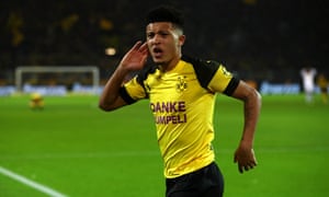 Football Transfer Rumours 90m Jadon Sancho To Manchester United Football The Guardian