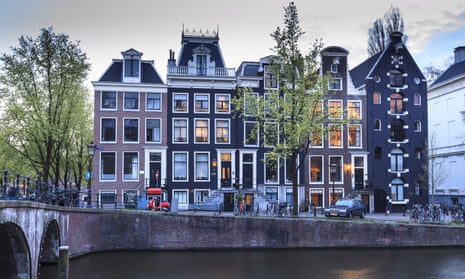 A typical view of Amsterdam