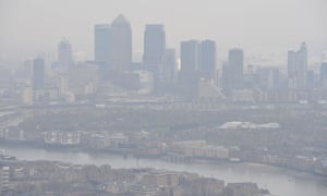 Air pollution over London