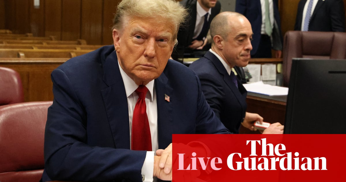 Donald Trump’s historic criminal trial begins with jury selection – live