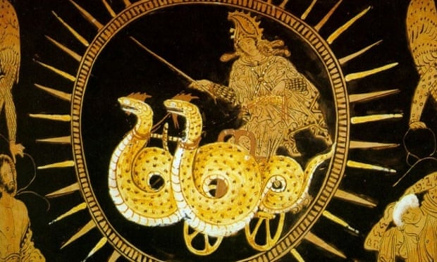 Sinister magic … Medea.