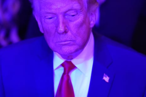 President Donald Trump attends the UFC 327 at the Kaseya Center in Miami on Saturday 11 April