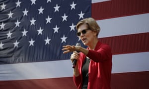 Elizabeth Warren speaks in New Hampshire.