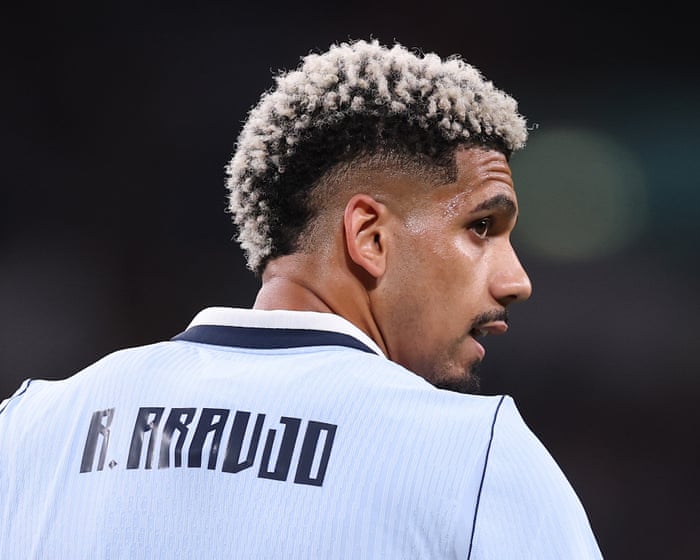 Liverpool agree to sign Barcelona’s Ronald Araújo on loan as Jacquet cover — image supplied by The Guardian Sport's feed