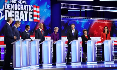 The Democratic candidates for president clashed in a live televised debate in Miami.