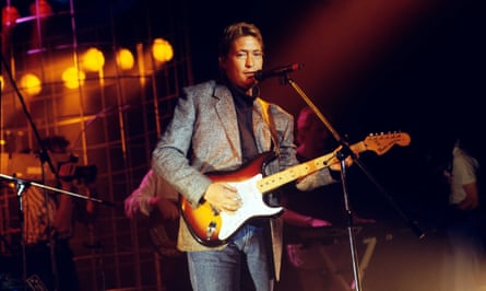 Chris Rea performing at Montreux jazz festival.
