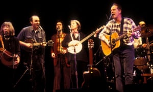 Louden and Rufus Wainwright performing with Kate and Anna McGarrigle at the Bottom Line in New York in 1999.