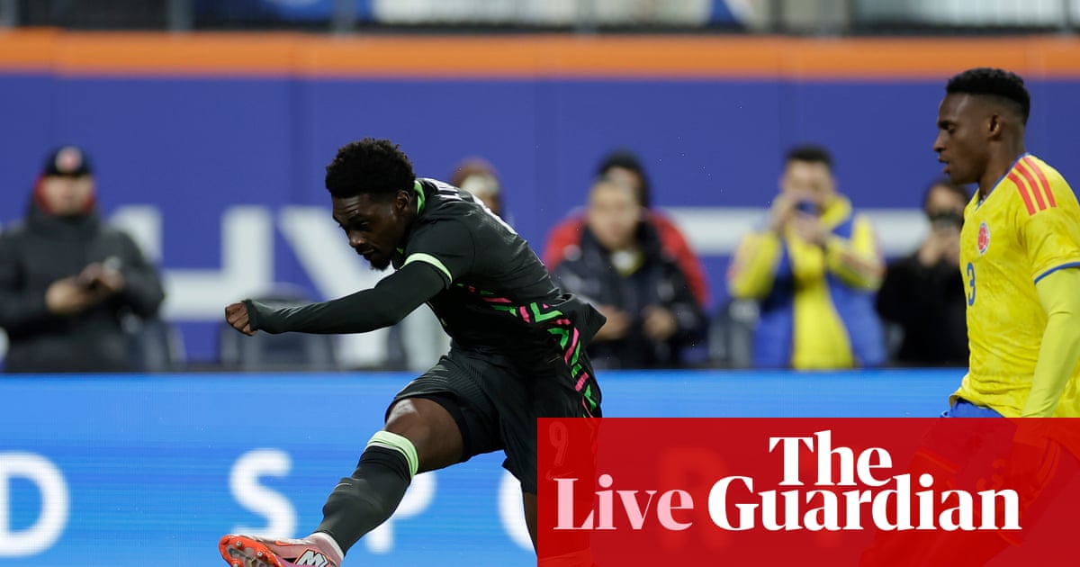 Colombia v Australia: men’s international football friendly – live Colombia v Australia: men’s international football friendly – live