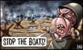 Ben Jennings on D-day, Nigel Farage and immigration – cartoon