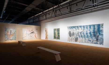 Indigenous Australian artist Judy Watson’s work on display at the 14th Gwangju Biennale in South Korea.