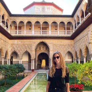 Kate Wills at Real Alcázar, Seville, Spain