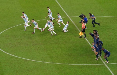 Argentina win a sensational game. Wow.