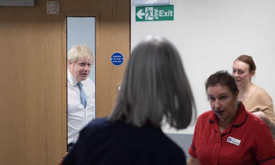 ‘Stop coming into our hospitals for surreptitious, unannounced photo opportunities because you’re scared of us asking you tough questions – and start listening to our medical experts instead.’