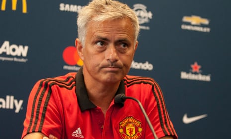 José Mourinho addresses the media at a press conference in Washington