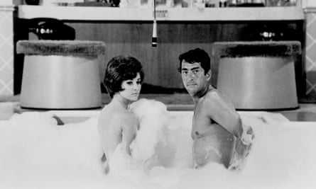 Dean Martin and Beverly Adams in The Silencers.