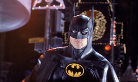 Michael Keaton in Tim Burton’s 1992 Batman Returns.