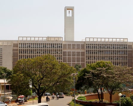 The parliament of the republic of Uganda in Kampala.