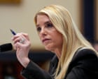 House oversight committee subpoenas Pam Bondi over her handling of Epstein investigation – US politics live
