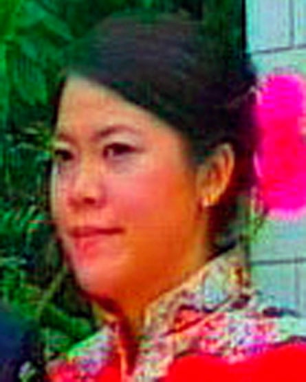 Yang Huiyan at her wedding