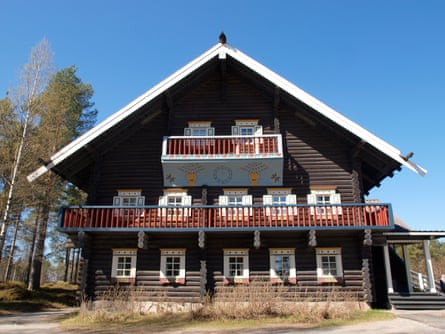 Karelian-style wooden houses