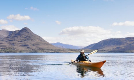 Wilderness Scotland - kayaking on a Scottish loch