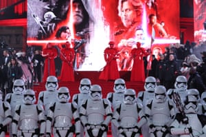 Stormtroopers and Elite Praetorian guards pose on the red carpet