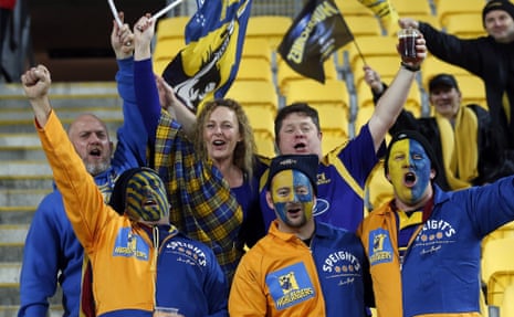 Highlanders supporters at the final.
