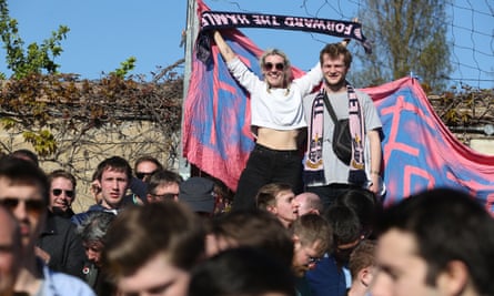 Dulwich Hamlet fans at Champion Hill for a game against Maidstone in 2015.