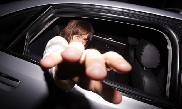 Liam Gallagher heading to a Brit Awards party, 2007.